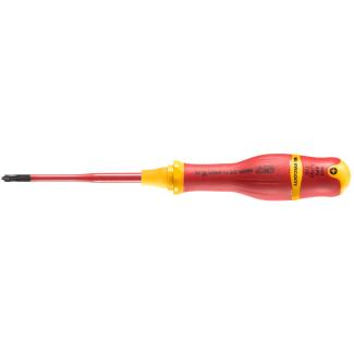 APB1X100TVE - Wkrętak izolowany 1000V Protwist® BORNEO® z cienkim grotem, do śrub mieszanych PHILLIPS®, PH1