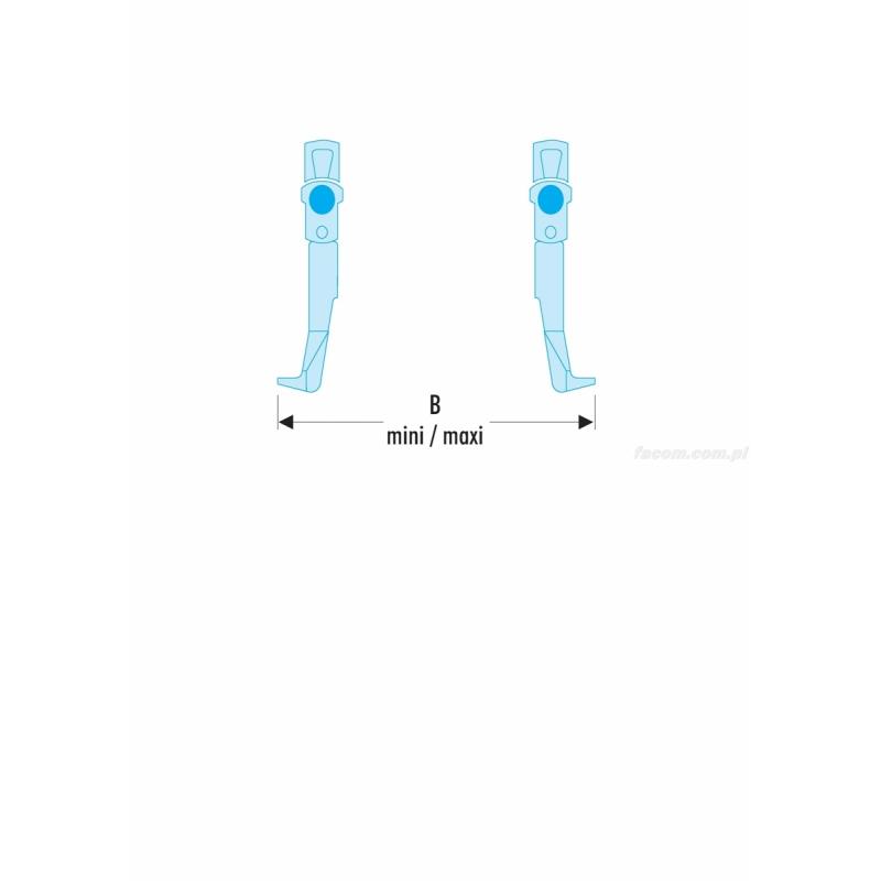 U.32T2-8 - ściągacz z 2 łapami przesuwnymi z blokadą
