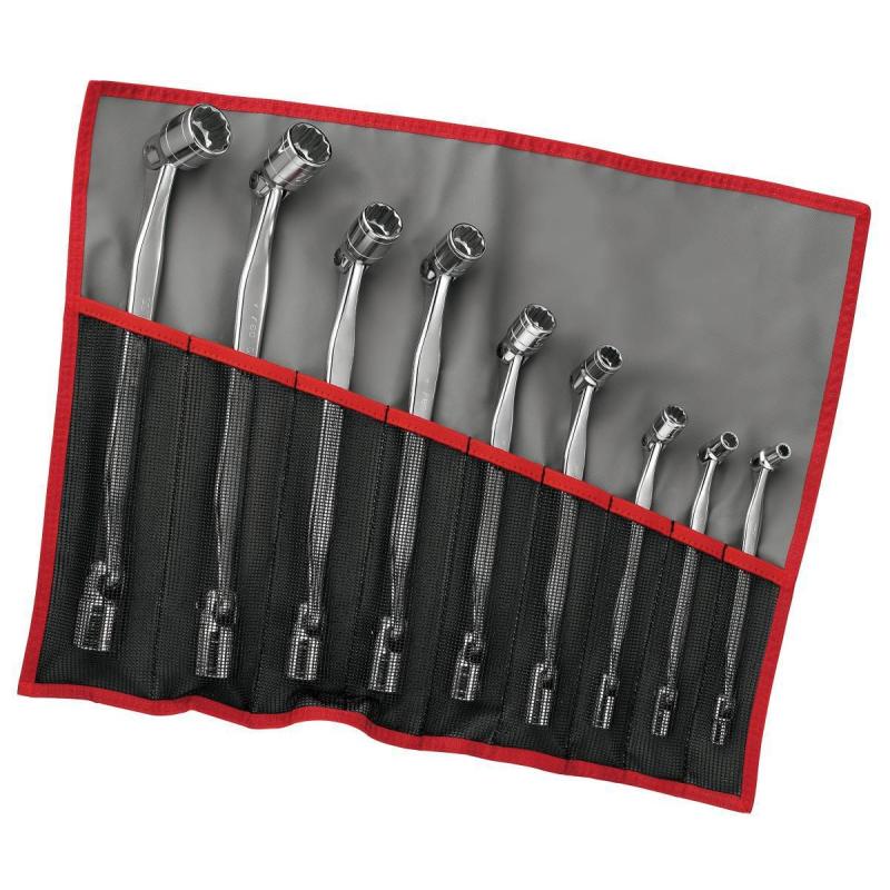 66A.JE9T - Zestaw kluczy nasadowych przegubowych, 6x7 - 21x23 mm 66A.JE9T - Zestaw kluczy nasadowych przegubowych, 6x7 - 21x23 mm