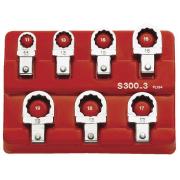 J.300-3 - Zestaw końcówek oczkowych 9x12, 10-19 mm J.300-3 - Zestaw końcówek oczkowych 9x12, 10-19 mm