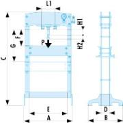 W.450MA - Prasa ręczna wąska 30t 