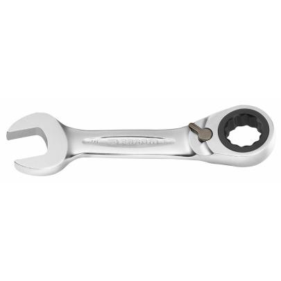 467S.1/2 - Klucz oczkowo-płaski grzechotkowy krótki 1/2"