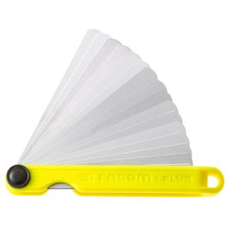 804.UF - Szczelinomierz 3'1/2" 15/10000 - 250/10000" fluo