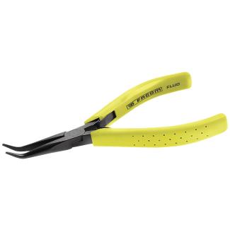 433.LMTF - SZCZYPCE do chwytania Micro-Tech® ze szczękami wysmukłymi zagiętymi pod kątem 45° FLUO