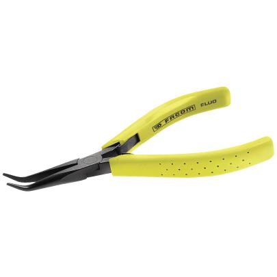 433.LMTF - SZCZYPCE  do chwytania Micro-Tech® ze szczękami wysmukłymi zagiętymi pod kątem 45°  FLUO