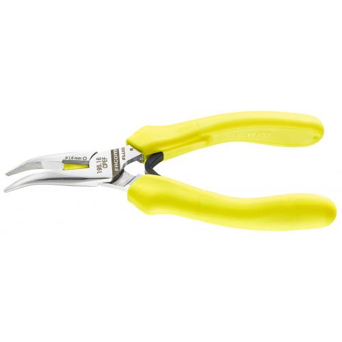 195.16CPEF-R - Short half-round nose pliers with offcut retainer - FLUO