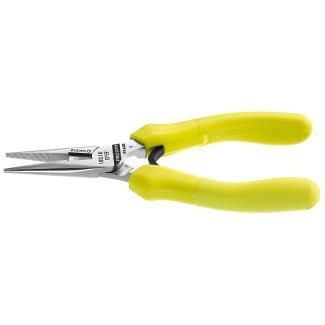193.16CPEF - Szczypce półokrągłe o szczękach krótkich  fluo