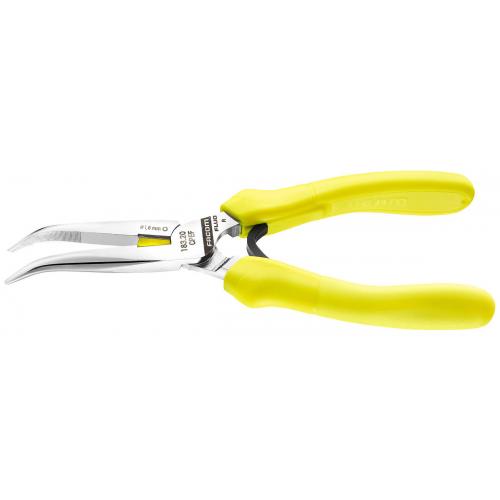 183.20CPEF-R - Long-reach half-round nose pliers with offcut retainer