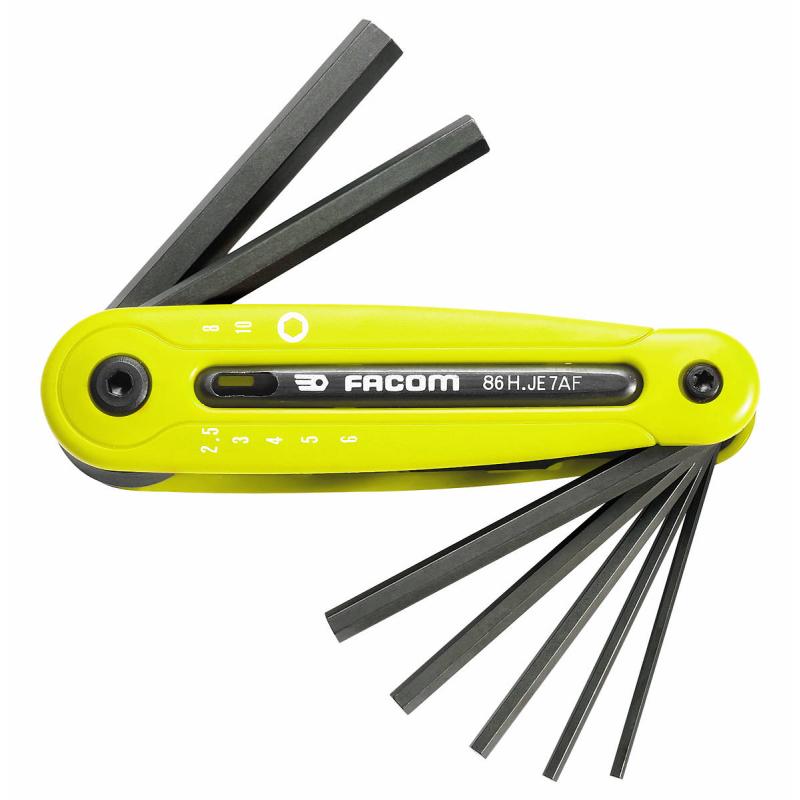 86H.JE7BF - Klucze trzpieniowe na oprawce fluo