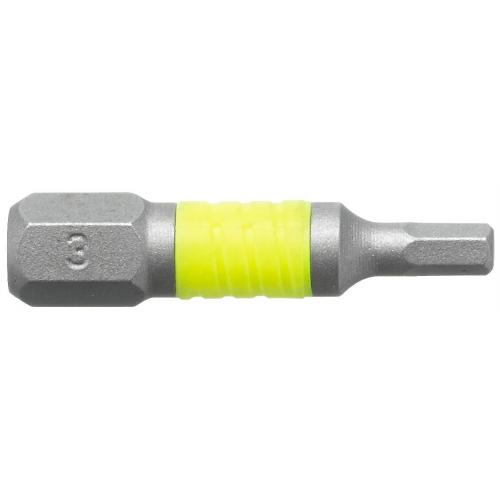 EH.101/8TF - Screw bits series 1 for inch countersunk hex head screws - FLUO