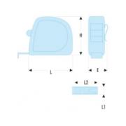 893A.216 - 2 x 16MM ABS CASE 2 SIDES 893A.216 - 2 x 16MM ABS CASE 2 SIDES