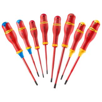 AB.J8TVE - zestaw 8 wkrętaków PROTWIST® BORNEO® do śrub mieszanych, 3.5 - 6.5, PH1 - PH2, PZ1 - PZ2