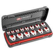 J.J14CF - zestaw 14 końcówek widełkowych Crowfoot 3/8", metrycznych 10 - 24 mm J.J14CF - zestaw 14 końcówek widełkowych Crowfoot 3/8", metrycznych 10 - 24 mm