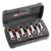 J.J7RU - zestaw 7 końcówek oczkowych z zabierakiem 3/8", calowych 1/4" - 5/8" J.J7RU - zestaw 7 końcówek oczkowych z zabierakiem 3/8", calowych 1/4" - 5/8"