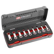 J.J9SPR - zestaw 9 końcówek oczkowych z zabierakiem 3/8", metrycznych 8 - 20 mm J.J9SPR - zestaw 9 końcówek oczkowych z zabierakiem 3/8", metrycznych 8 - 20 mm