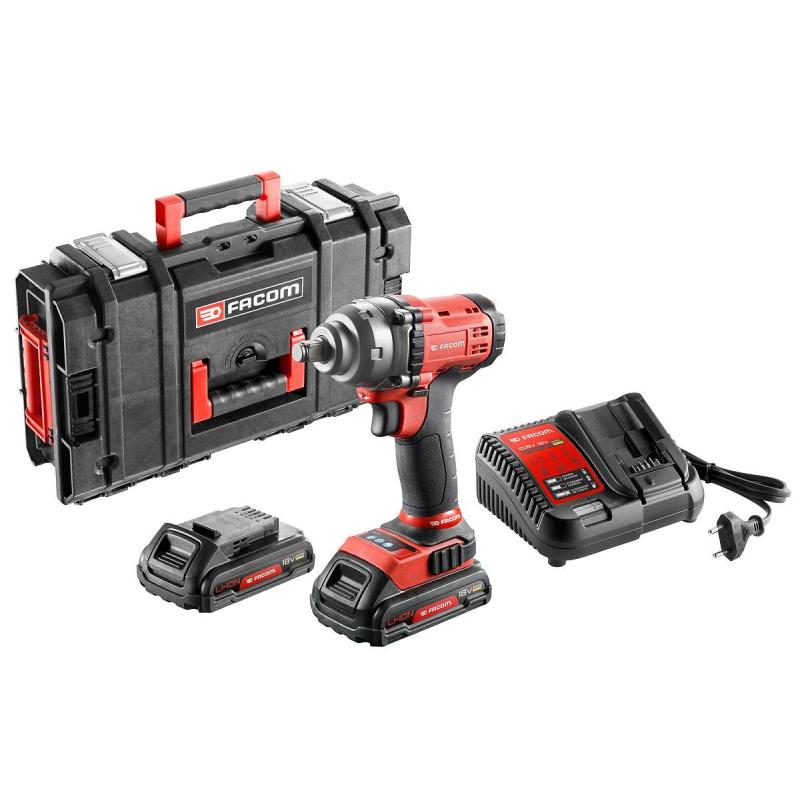 CL3.CC18SD2 - zestaw: klucz udarowy 1/2" 270 Nm 18V, 2 x akum. 2Ah, ładowarka, walizka IP65