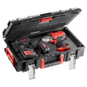 CL3.CH18SP2 - zestaw: klucz udarowy 1/2" 1625 Nm 18V, 2 x akum. 5Ah, ładowarka, walizka IP65