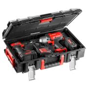 CL3.CHP18SP2 - zestaw: klucz udarowy 1/2" 1625 Nm, wiertarkowkrętarka 350 W, 18V 5Ah, walizka IP65