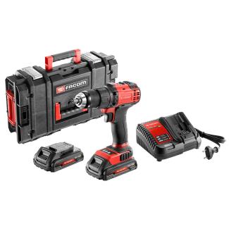 CL3.P18SD2 - zestaw: wiertarkowkrętarka bezprzewodowa 350 W, 13 mm, 18V 2Ah, walizka IP65
