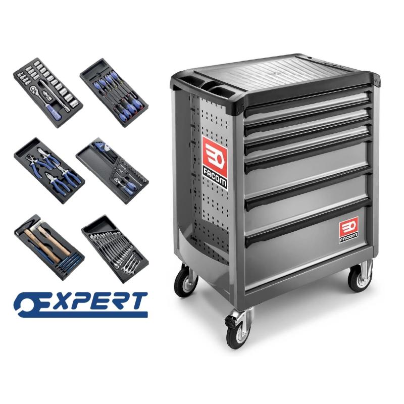 ROLL.6GM3E - wózek ROLL z zestawem 101 narzędzi Expert