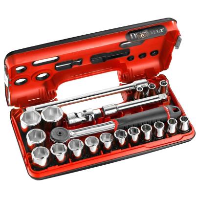 S.161DBOX1 - zestaw nasadek 1/2" w skrzynce, 8 - 32 mm