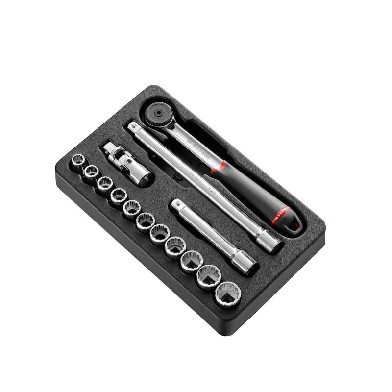 MOD.S161-112U - 1/2" inch 12-point sockets module, 3/8" - 7/8" MOD.S161-112U - 1/2" inch 12-point sockets module, 3/8" - 7/8"