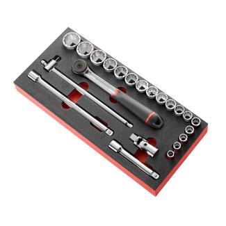 MOD.S161-212U - 1/2" inch 12-point sockets module, 3/8” - 1”1/4