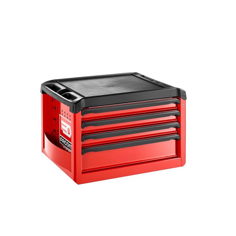 ROLL.C4M3 - skrzynka ROLL, 4 szuflady, 3 moduły na szufladę, czerwona