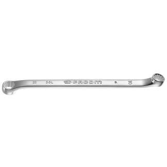 56L.12X13 - long-reach metric offset ring wrench with 10° angle, 12x13 mm