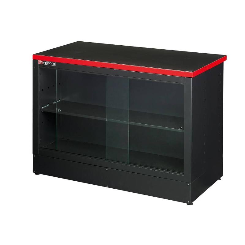 JLS2-DESKV - Counter furniture unit with showcase JLS2-DESKV - Counter furniture unit with showcase
