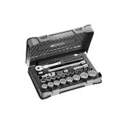 SL.171-3P12 - zestaw nasadek 1/2" w skrzynce, 12-kątne, 8 mm - 32 mm