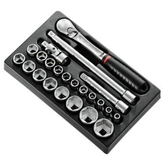 MOD.SL161-36 - moduł nasadek 1/2", 6-kątnych, 8mm - 32 mm