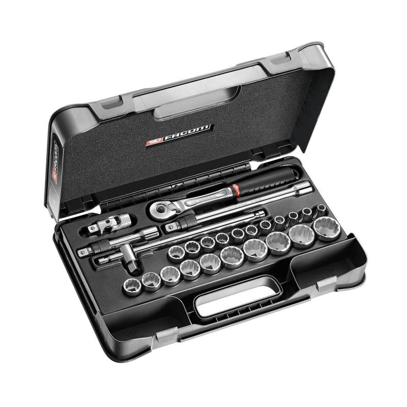 SL.171-4P12 - zestaw nasadek 1/2" w skrzynce, 12-kątnych, 8 mm - 32 mm