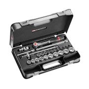 S.360-4P6 - 26 piece 1/2" metric 6-point sockets set