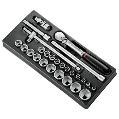 MODM.SL161-46 - 1/2" metric 6-point sockets module