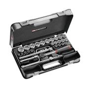 S.161-5P6 - 30 piece 1/2" metric 6-point sockets set