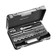 SL.161-2P6U - 22 piece 1/2" inch 6-point sockets set