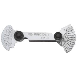 814.NI - wzorzec zarysów gwintów, 0,25 - 7,00