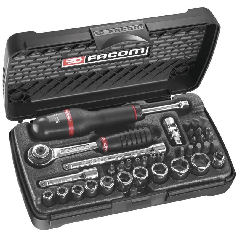 R.427UP- zestaw nasadek 1/4" w kasecie, 7/32'' - 9/16''