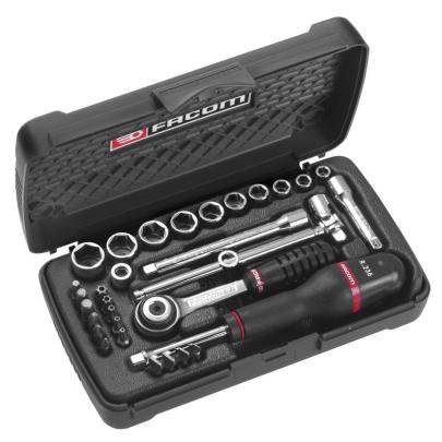 R.430ADP - Set of 6-point 1/4" sockets - metric