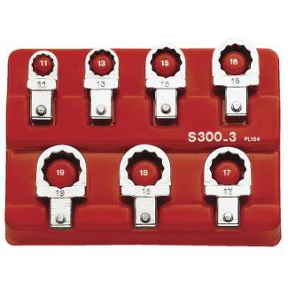 K.300-3 - Zestaw końcówek oczkowych 14x18, 22-36 mm