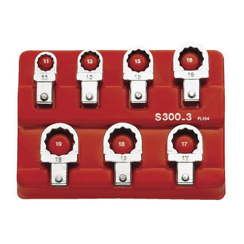 K.300-3 - Zestaw końcówek oczkowych 14x18, 22-36 mm