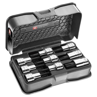 AMEX.3A - zestaw nasadek 1/2" TORX w kasecie, T20 - T60