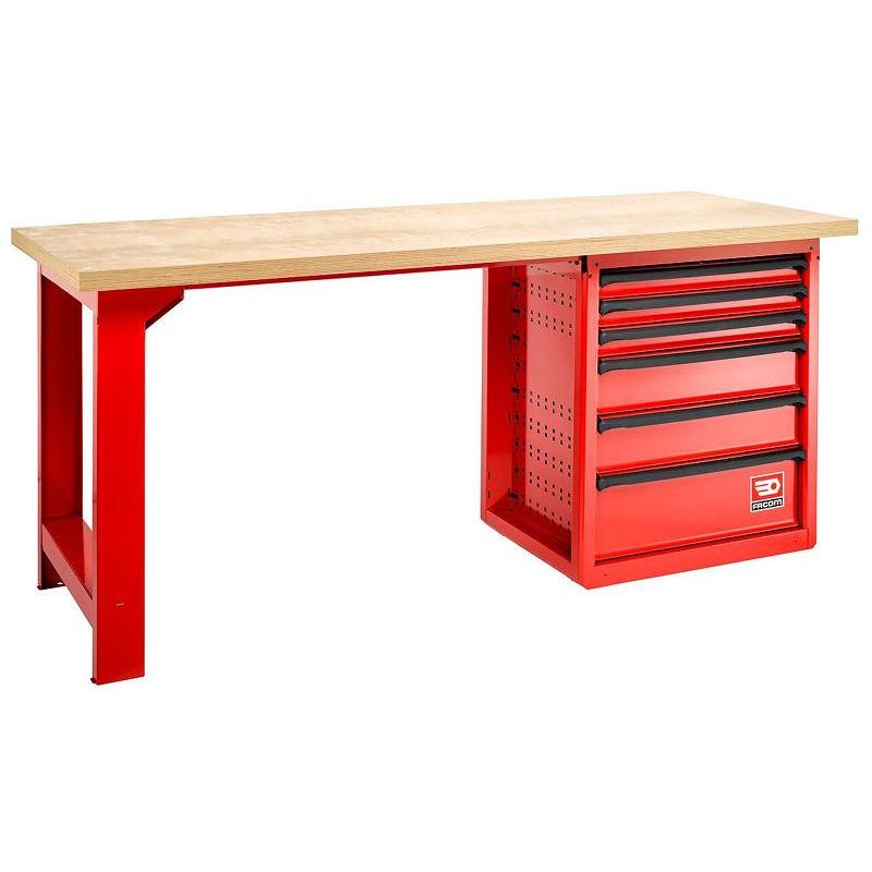 2000.ROLL6M3W - ROLL workbench with wooden worktop 2000.ROLL6M3W - ROLL workbench with wooden worktop