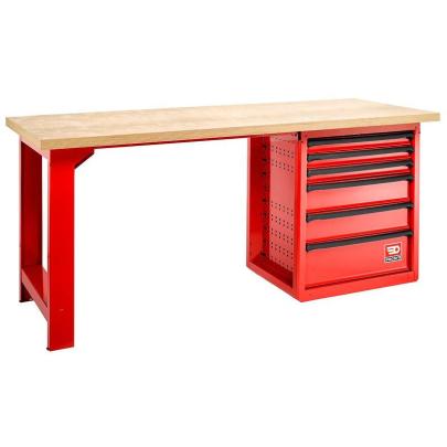 2000.ROLL6M3W - ROLL workbench with wooden worktop