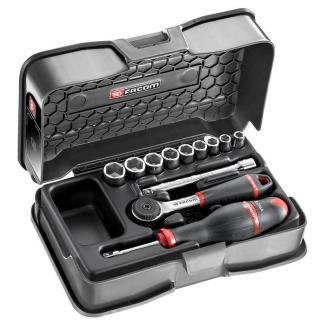 R.161-1P6 - 1/4" metrics 6-point sockets set