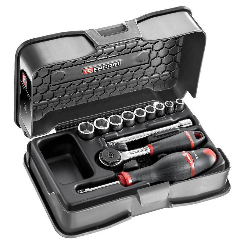 R.161-1P6 - zestaw nasadek 1/4" w kasecie, 5,5 mm - 14 mm