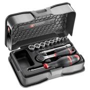 R.161-1P6 - 1/4" metrics 6-point sockets set