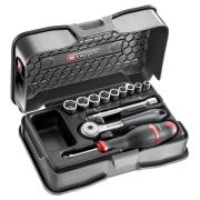 R.151-1P6 - 1/4" metrics 6-point sockets set