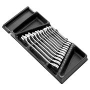 MOD.467BJ12 - metric ratchet combination wrench sets in heat tray